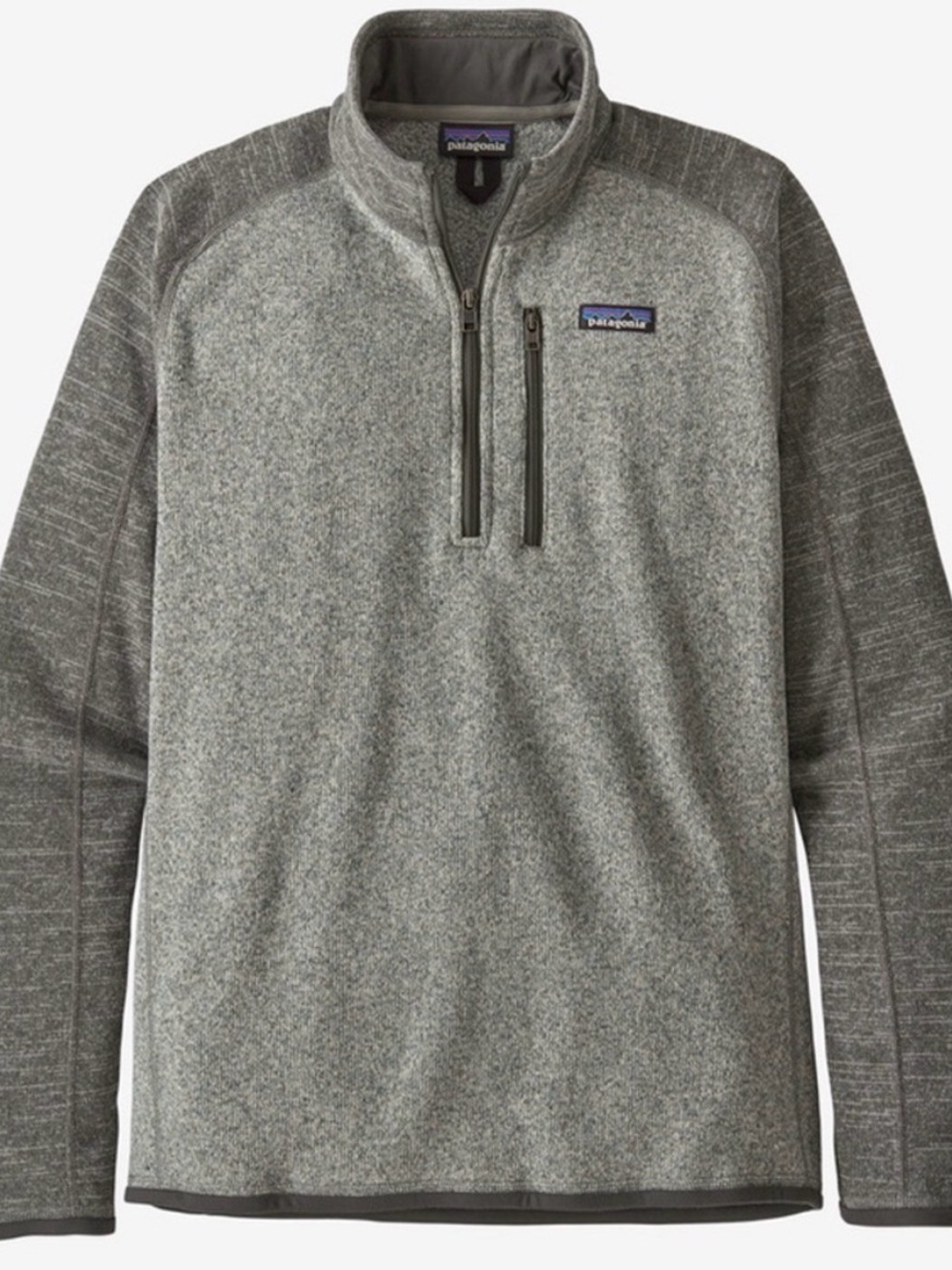 Patagonia Gray Quarter-Zip Fleece Pullover